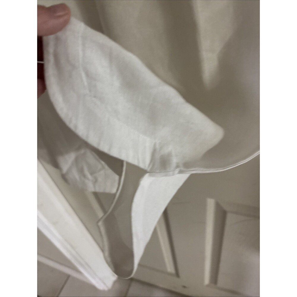 Susan Graver Regular Modern Essentials  Crop Pants  Medium. White - Picture 3 of 4